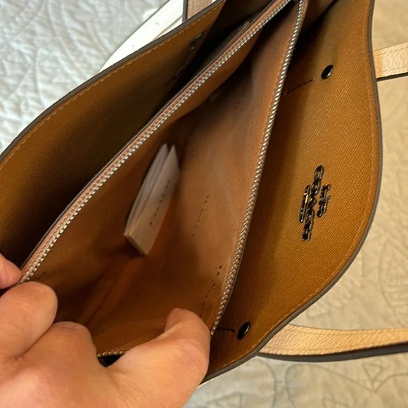 Coach White Leather Tote - Picture 8 of 10